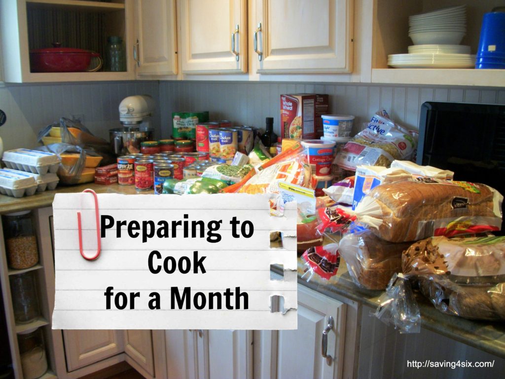 Cooking for a Month