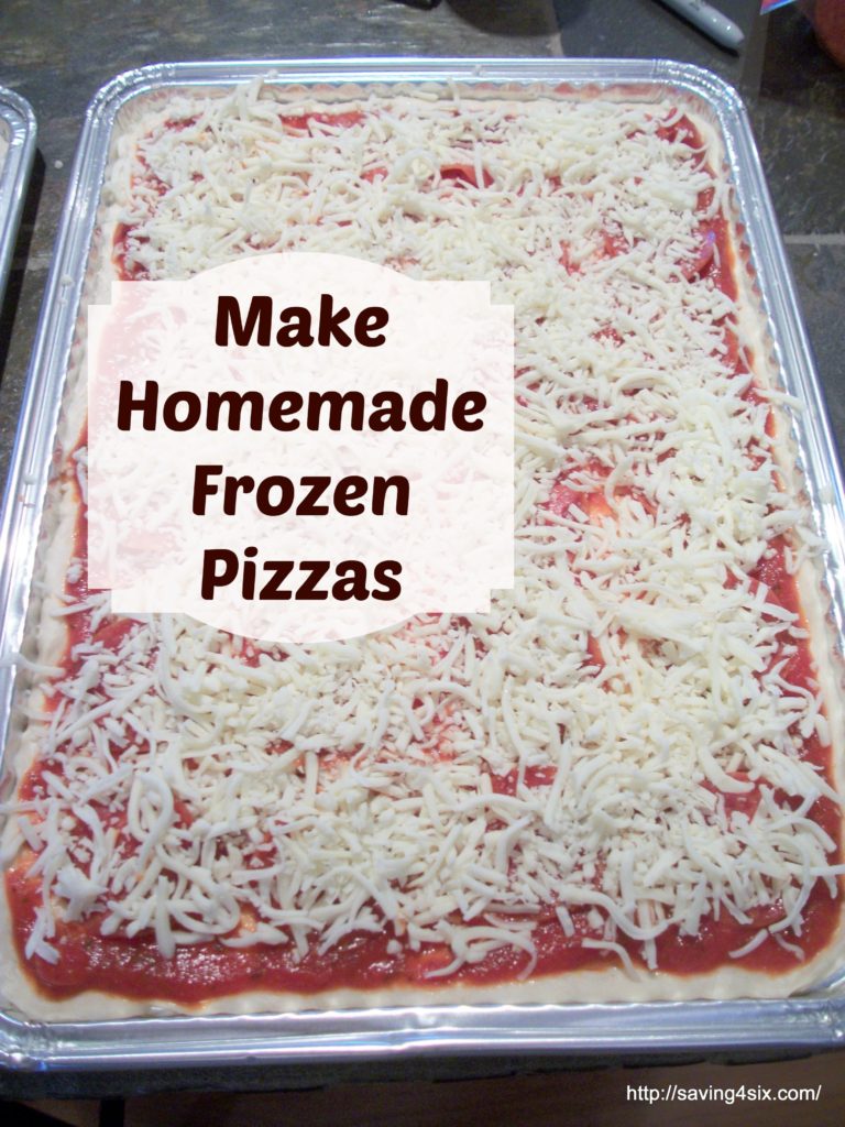 homemade frozen pizza