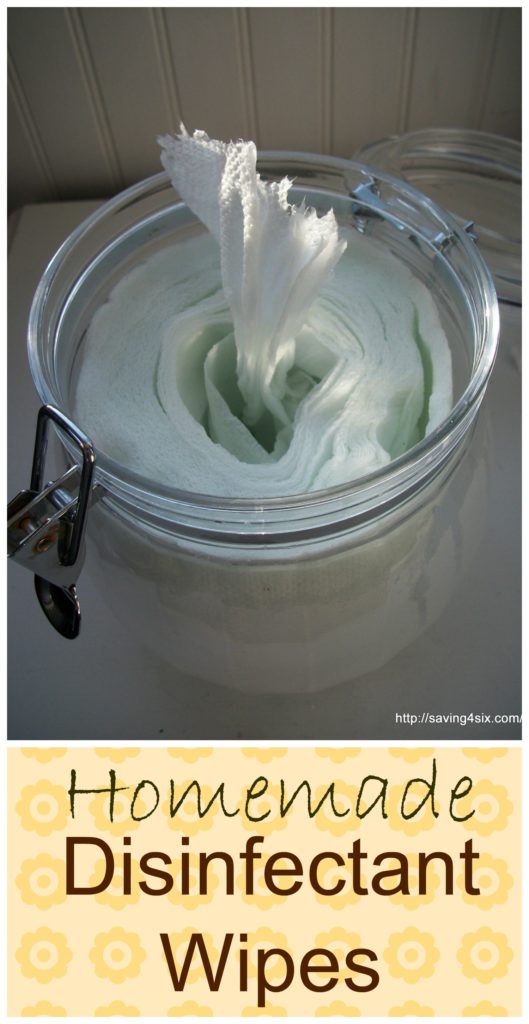 Homemade Disinfectant Wipes 1