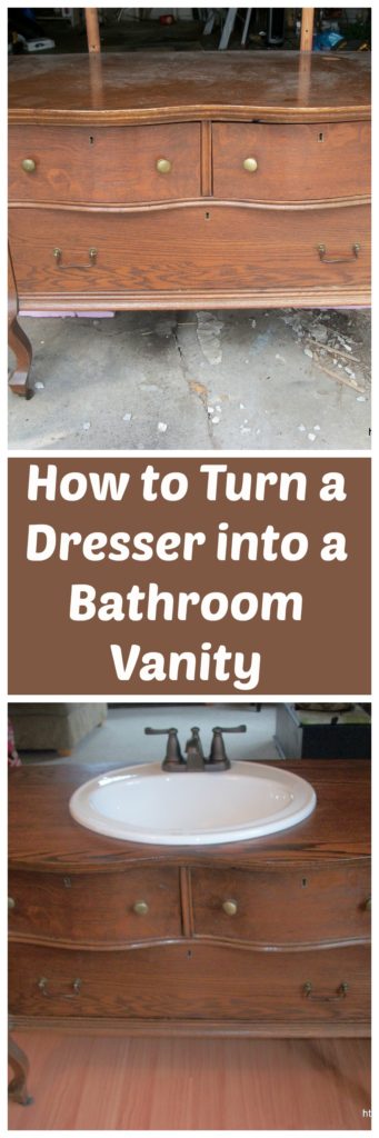 Dresser to Bathroom Vanity