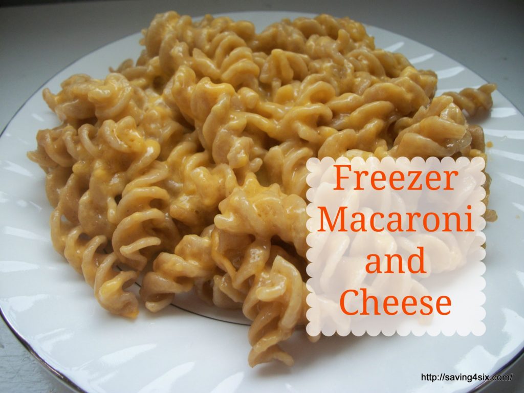 Freezer Macaroni and Cheese