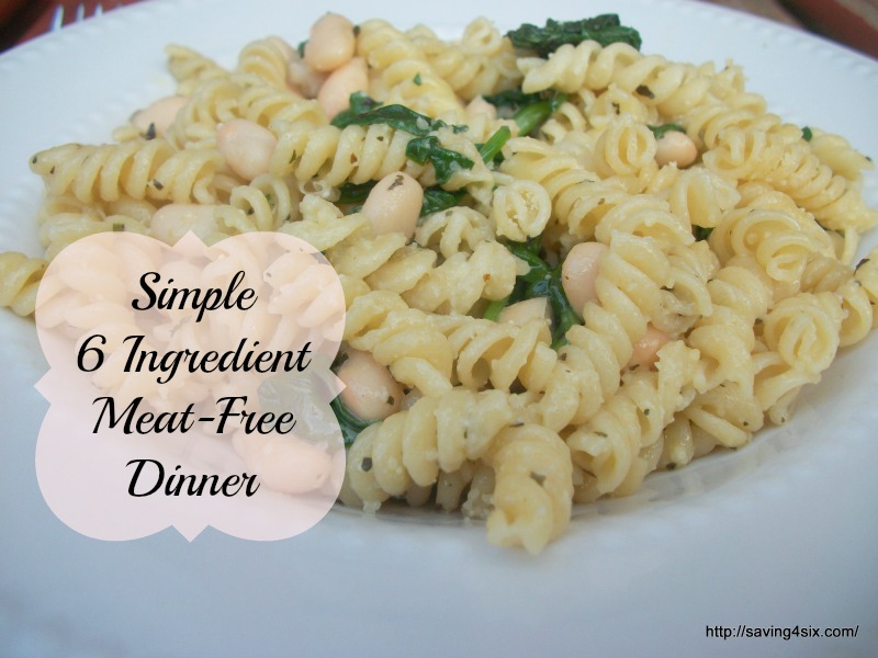 Simple 6 Ingredient Meat-Free Dinner