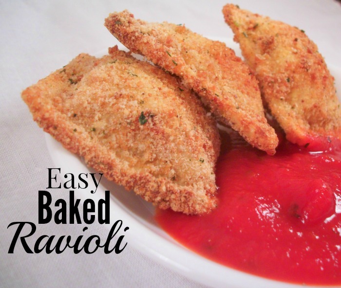 Easy Baked Ravioli