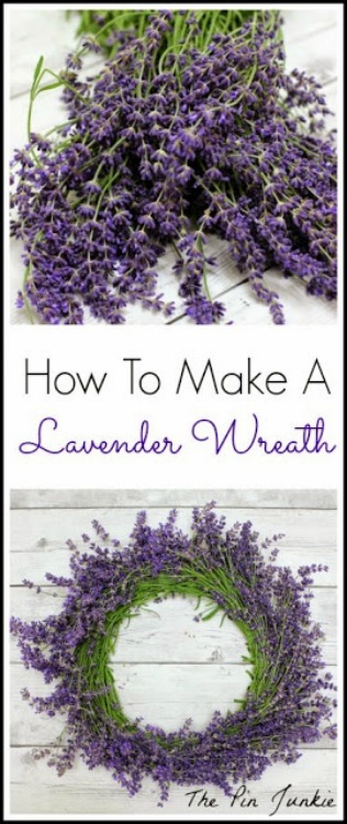 How to make a lavender wreath 2