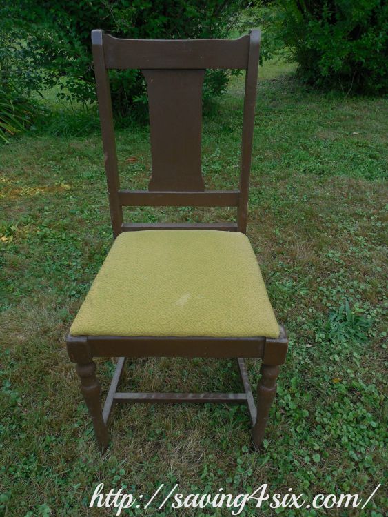 Spray Painted Chair 1
