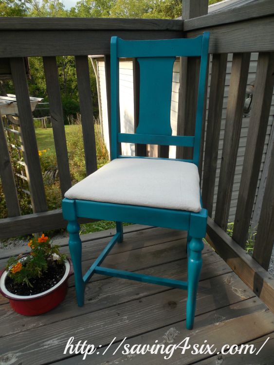 Spray Painted Chair 4