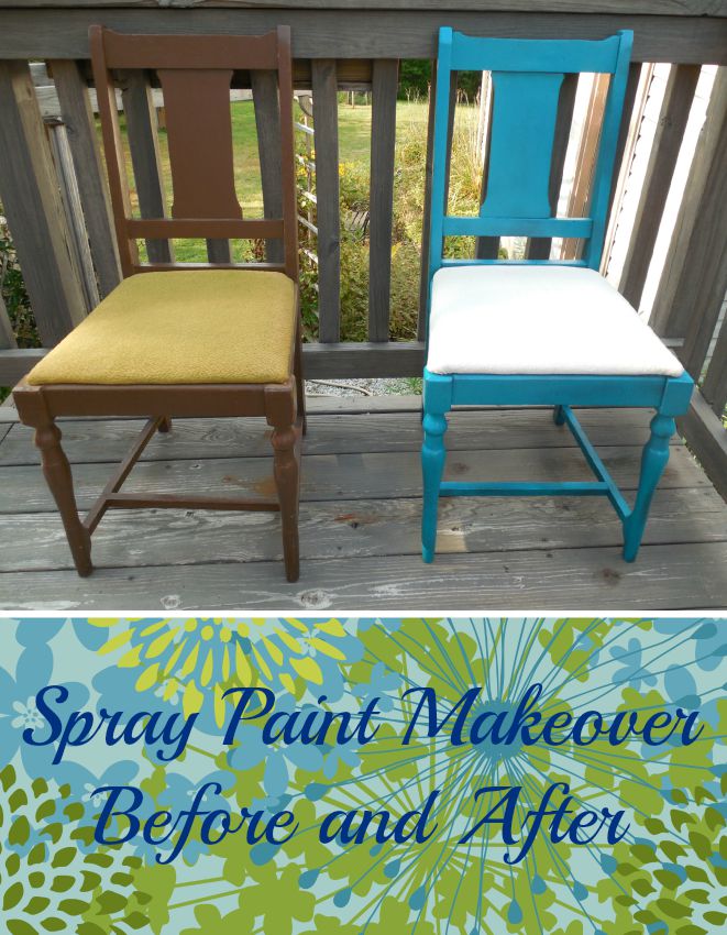 Spray Painted Chair 5