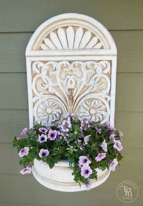 Wall-Planter-Repurposed-From-A-Water-Fountain-7