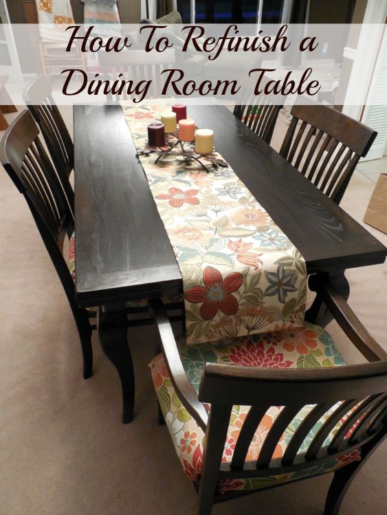 Refinish Dining Room Table Hero