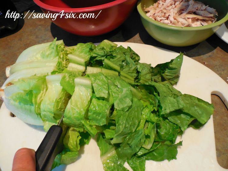 Rotisserie Chicken Caesar Salad Wrap 4