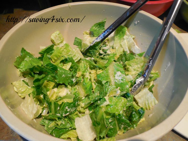 Rotisserie Chicken Caesar Salad Wrap 5