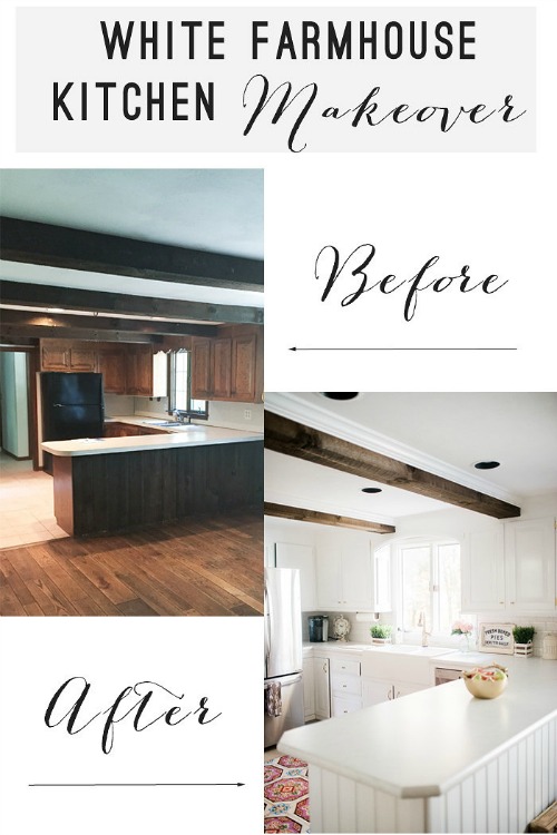 White-Farmhouse-Kitchen-Makeover-with-gold-accents-before-and-after-700x1050