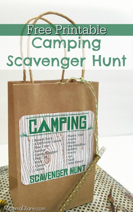 Free-Printable-Camping-Scavenger-Hunt